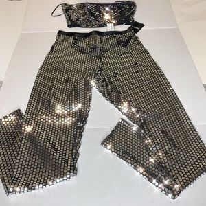 Sequin Bandu and Legging SET